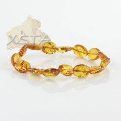 Baltic amber bracelet honey color